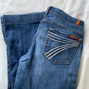 7 for all Mankind Dojo flip flop jeans